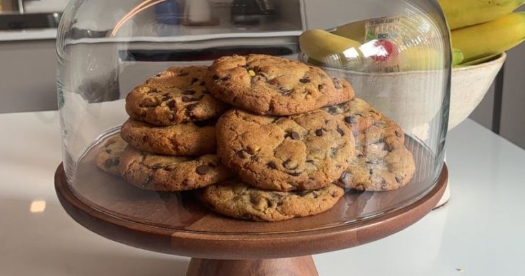 Pistache creme chocolade chips koekjes